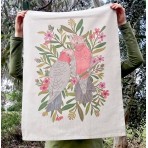 Tea Towel | G'day Galahs | Organic Cotton